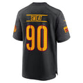 Custom #90 Black WAS Football Shirt Top