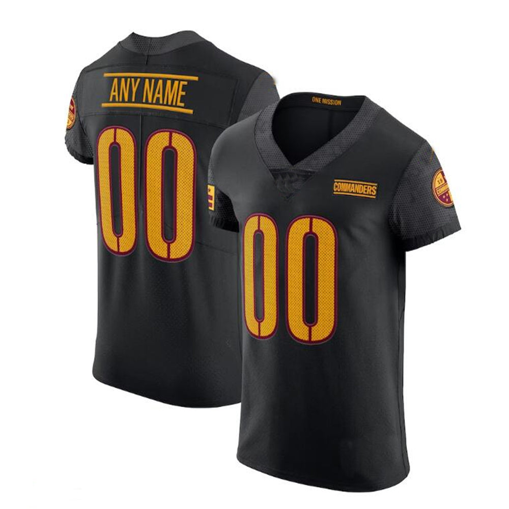Custom Black WAS Football Shirt Top
