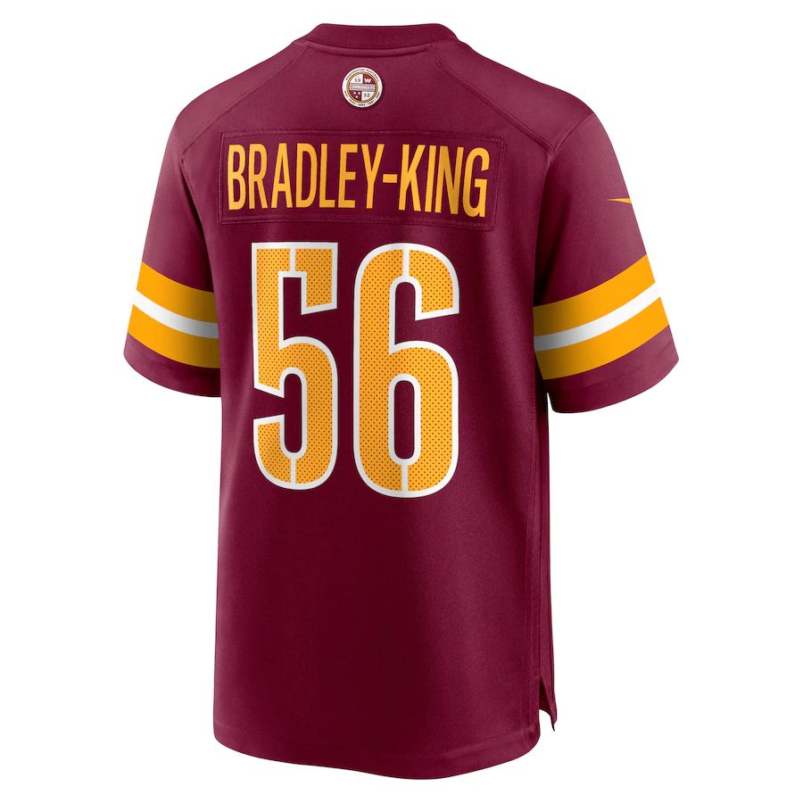 Custom #56 Burgundy WAS Football Shirt Top