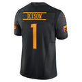 Custom #1 Black WAS Football Shirt Top