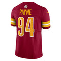 Custom #94 Burgundy WAS Football Shirt Top