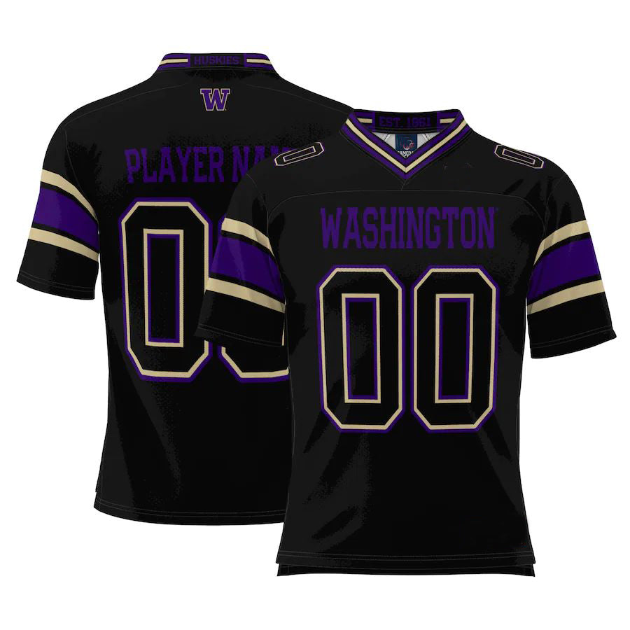 Custom Black Football Shirt Top
