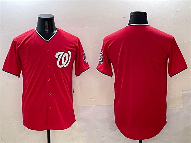 Custom Red WSH Baseball Shirt Top