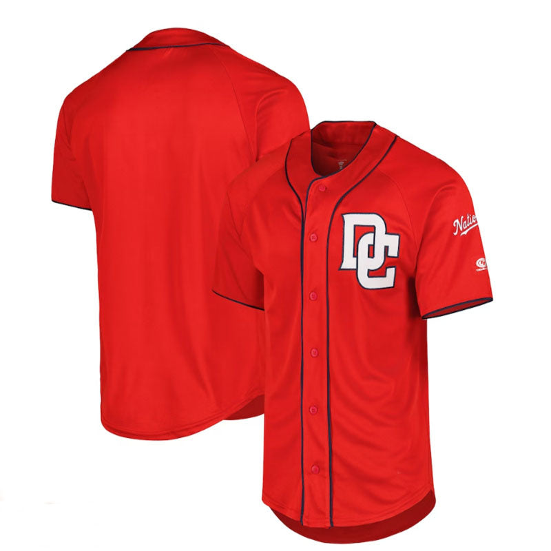 Custom Red WSH Baseball Shirt Top