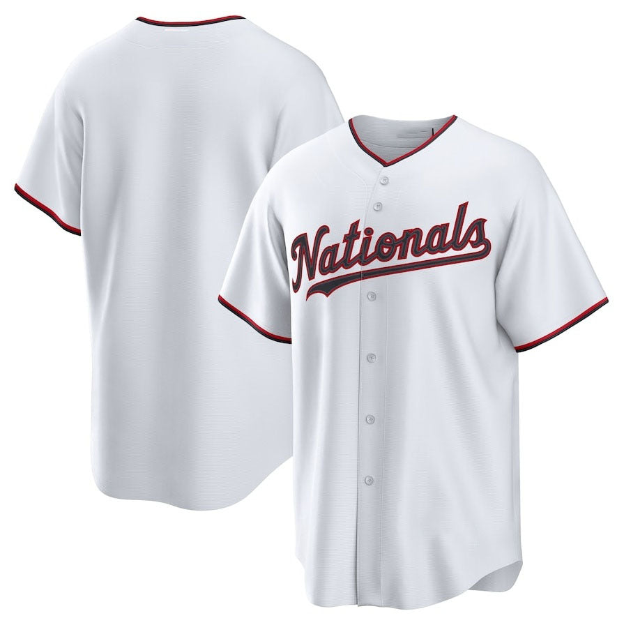 Custom White WSH Baseball Shirt Top