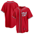 Custom Red WSH Baseball Shirt Top