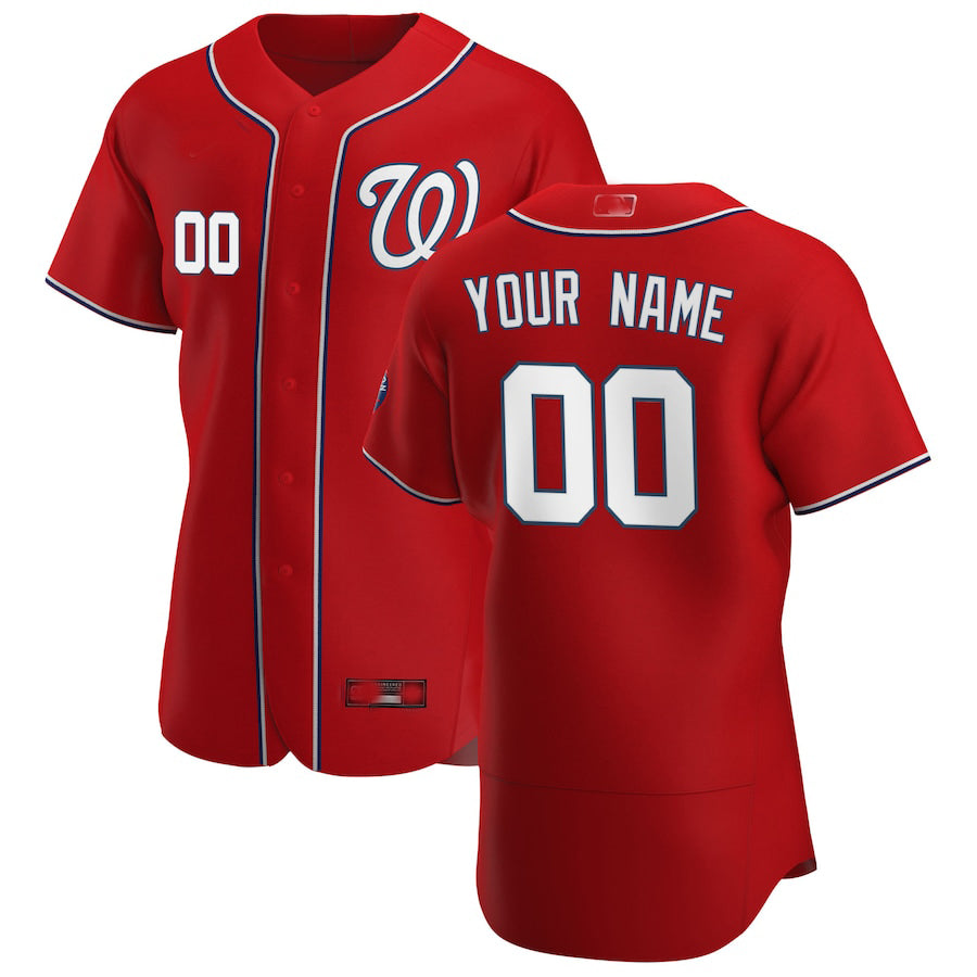 Custom Scarlet WSH Baseball Shirt Top