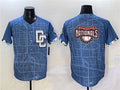 Custom Blue 2025 City Connect WSH Baseball Shirt Top