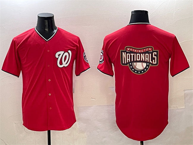Custom Red WSH Baseball Shirt Top