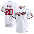 Custom #20 White WSH Baseball Shirt Top