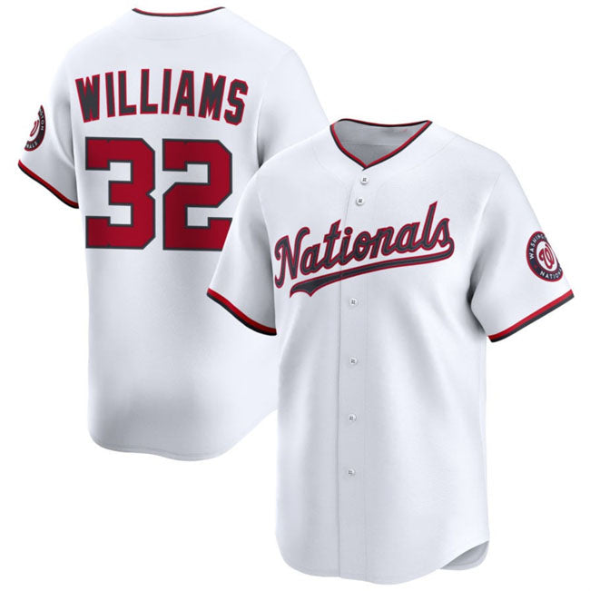 Custom #32 White 2025 WSH Baseball Shirt Top