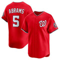 Custom #5 Red WSH Baseball Shirt Top