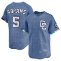 Custom #5 Blue 2025 City Connect WSH Baseball Shirt Top