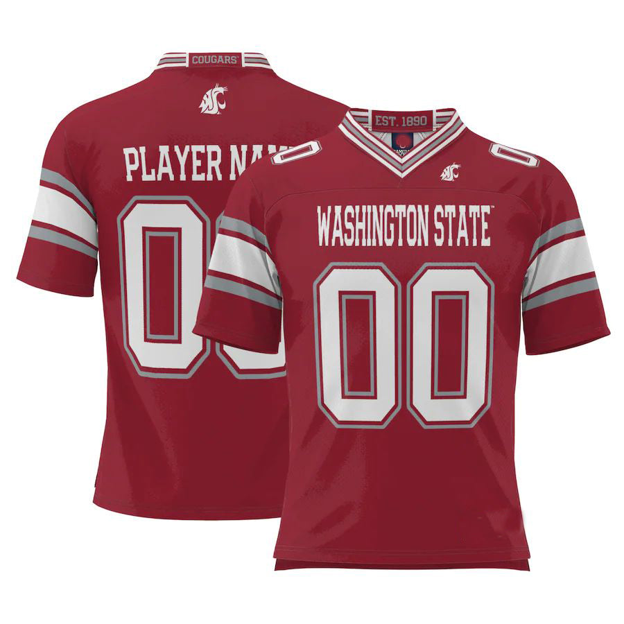Custom Crimson Football Shirt Top