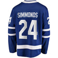 Custom #24 Blue TOR Hockey Shirt Top
