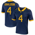 Custom #4 Navy Football Shirt Top
