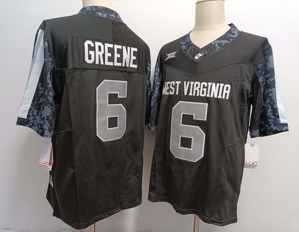 Custom #6 Black College Shirt Top