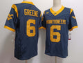 Custom #6 Navy College Shirt Top
