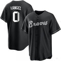 Custom #0 Black ATL Baseball Shirt Top