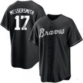 Custom #17 Black ATL Baseball Shirt Top