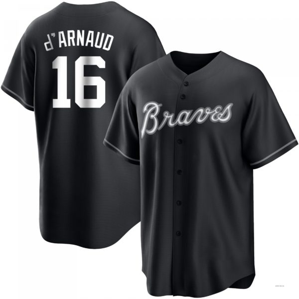 Custom #16 White 2022 ATL Baseball Shirt Top