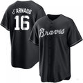 Custom #16 White 2022 ATL Baseball Shirt Top
