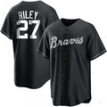 Custom #27 Black ATL Baseball Shirt Top