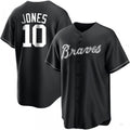 Custom #10 Black ATL Baseball Shirt Top