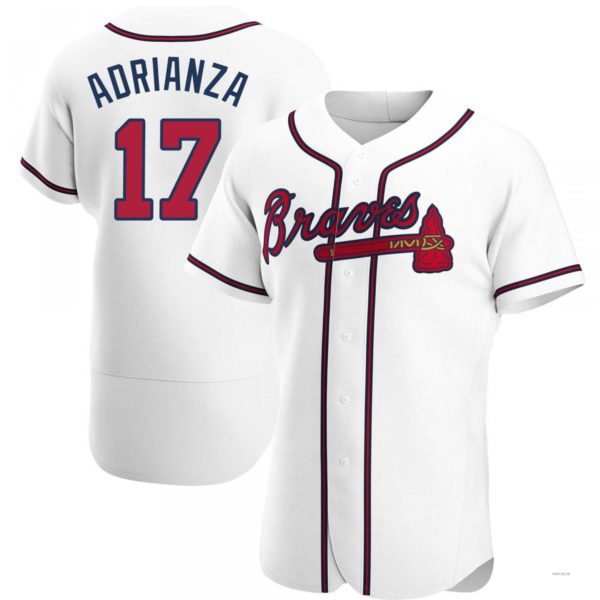 Custom #17 White ATL Baseball Shirt Top