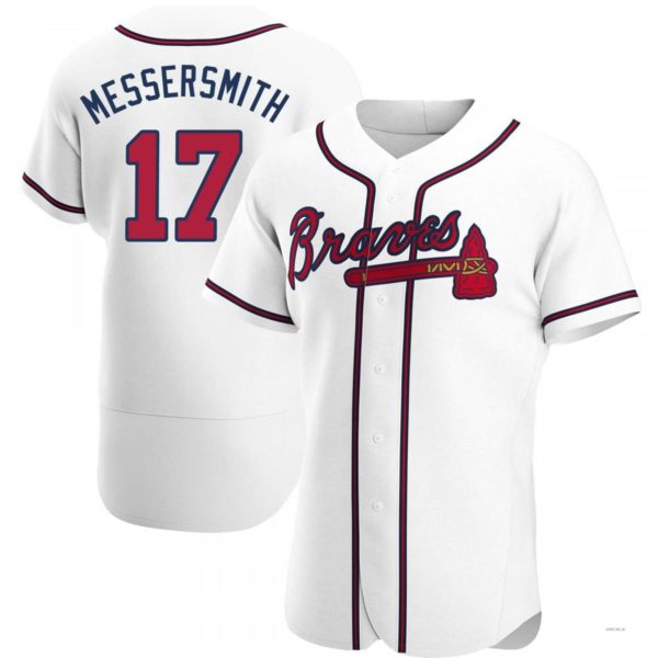 Custom #17 White ATL Baseball Shirt Top