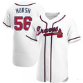 Custom #56 White ATL Baseball Shirt Top