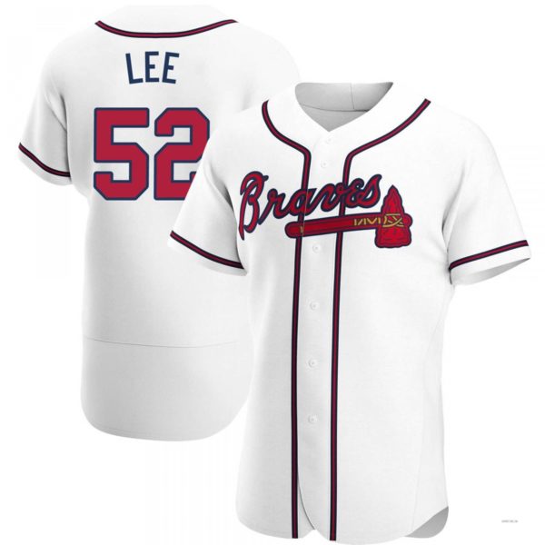 Custom #52 White ATL Baseball Shirt Top