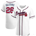 Custom #26 White ATL Baseball Shirt Top