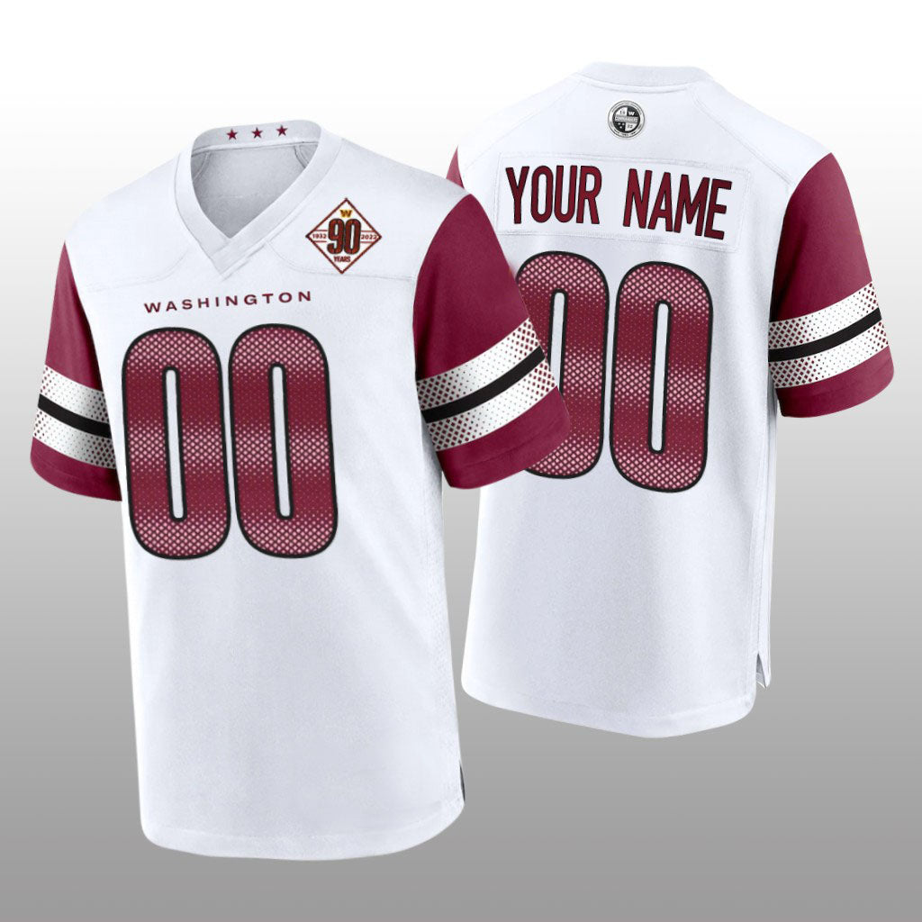Custom White WAS Football Shirt Top