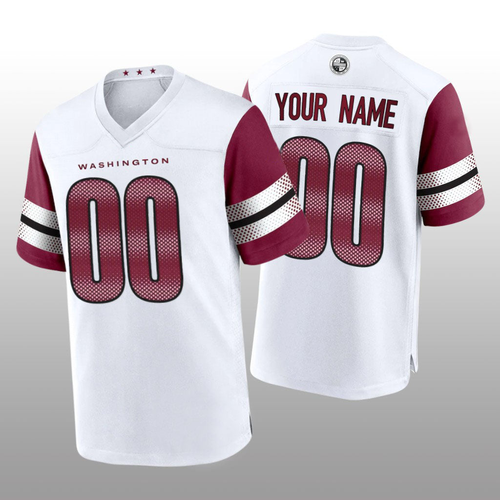 Custom White WAS Football Shirt Top