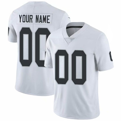 Custom White LV Football Shirt Top