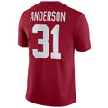 Custom #31 Crimson Football Shirt Top
