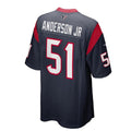 Custom #51 Navy 2023 HOU Football Shirt Top