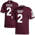 Custom #2 Maroon Football Shirt Top