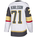 Custom #71 White VGK Hockey Shirt Top