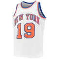 Custom #19 White 1969 NYK Basketball Shirt Top
