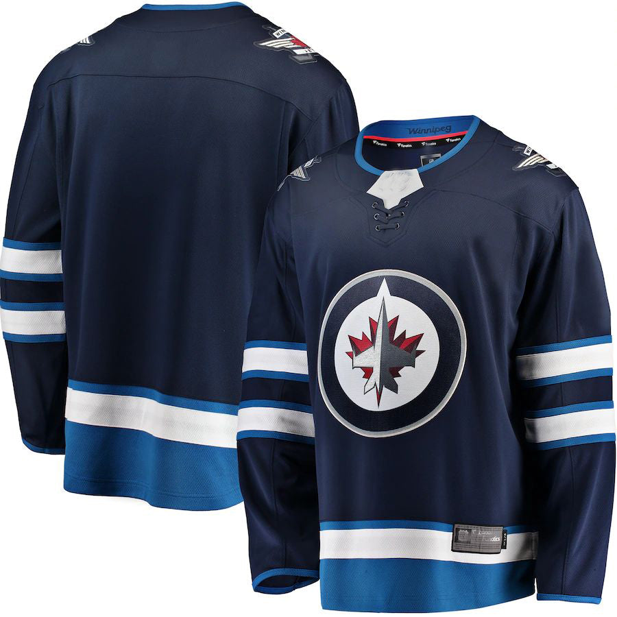 Custom Navy Hockey Shirt Top