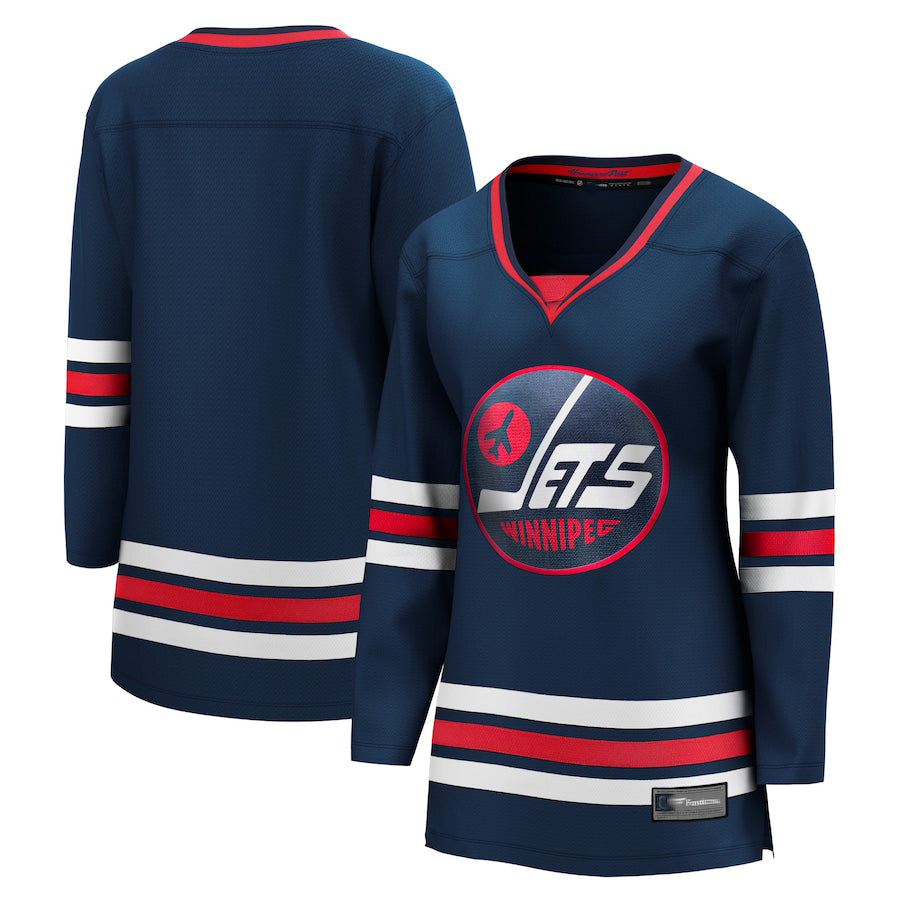 Custom #22 Navy 2021 Hockey Shirt Top