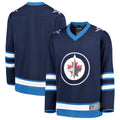 Custom Navy Hockey Shirt Top