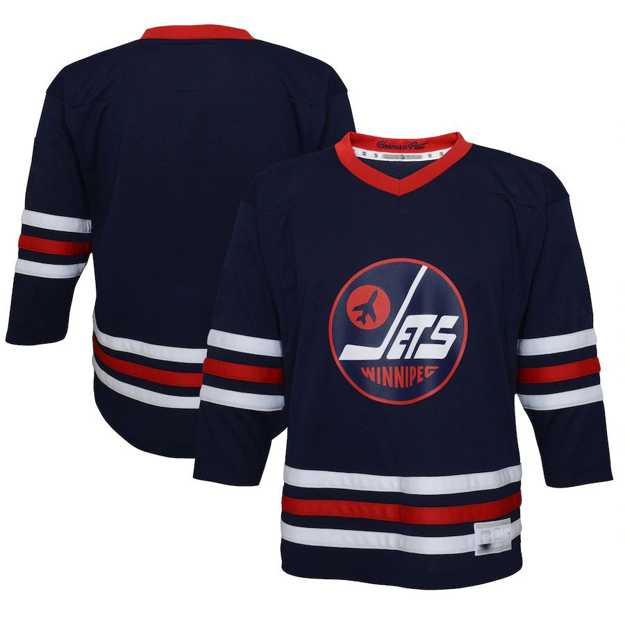 Custom #22 Navy 2021 Hockey Shirt Top