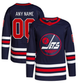Custom #22 Navy 2021 Hockey Shirt Top
