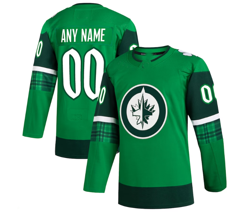 Custom Green 2023 Hockey Shirt Top
