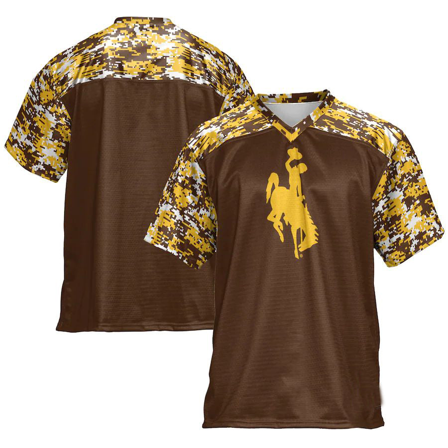 Custom Brown DAL Football Shirt Top