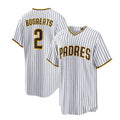 Custom #2 White SD Baseball Shirt Top