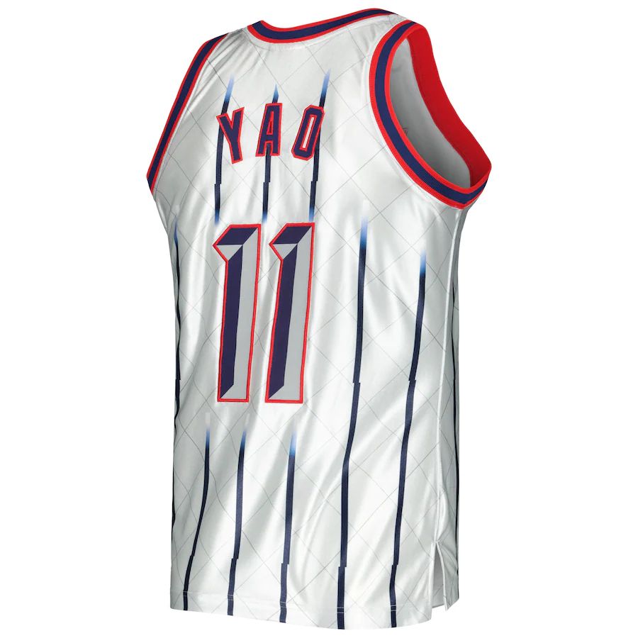 Custom #11 Platinum 2002 HOU Basketball Shirt Top